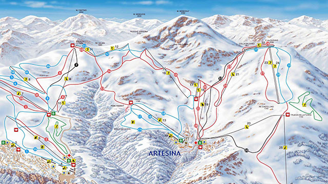 Prato Nevoso Piste Map